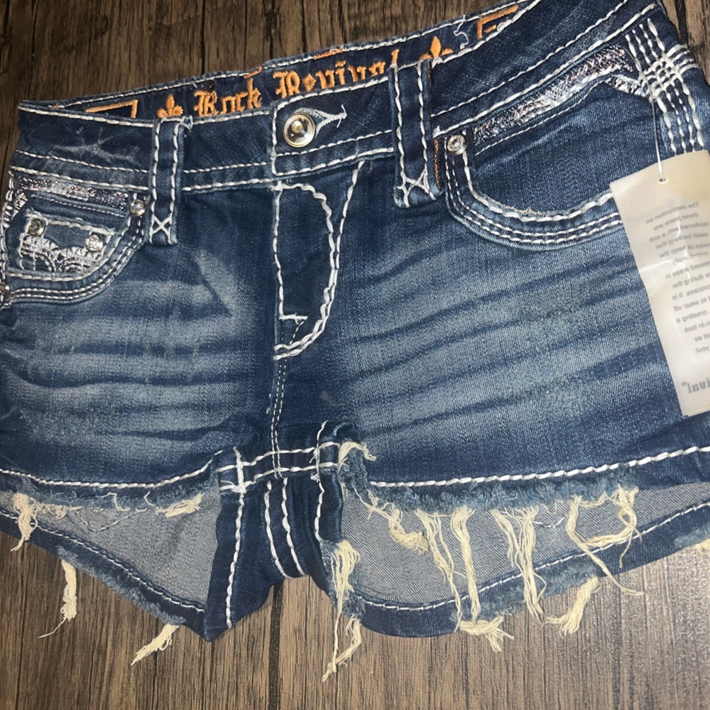 Rock Revival Women's Blue Jean Shorts